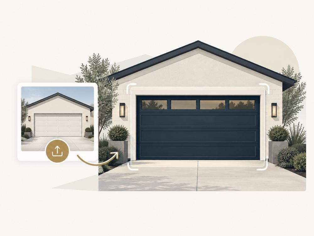 Oxmoor Vision project builder and garage door preview