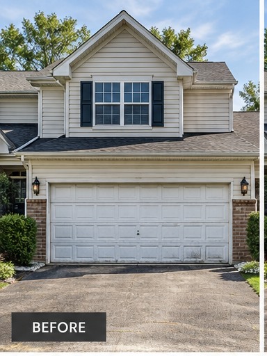 Garage before replacement