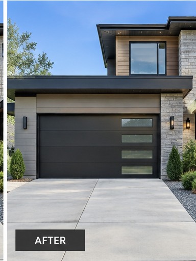 Modern garage door inspiration